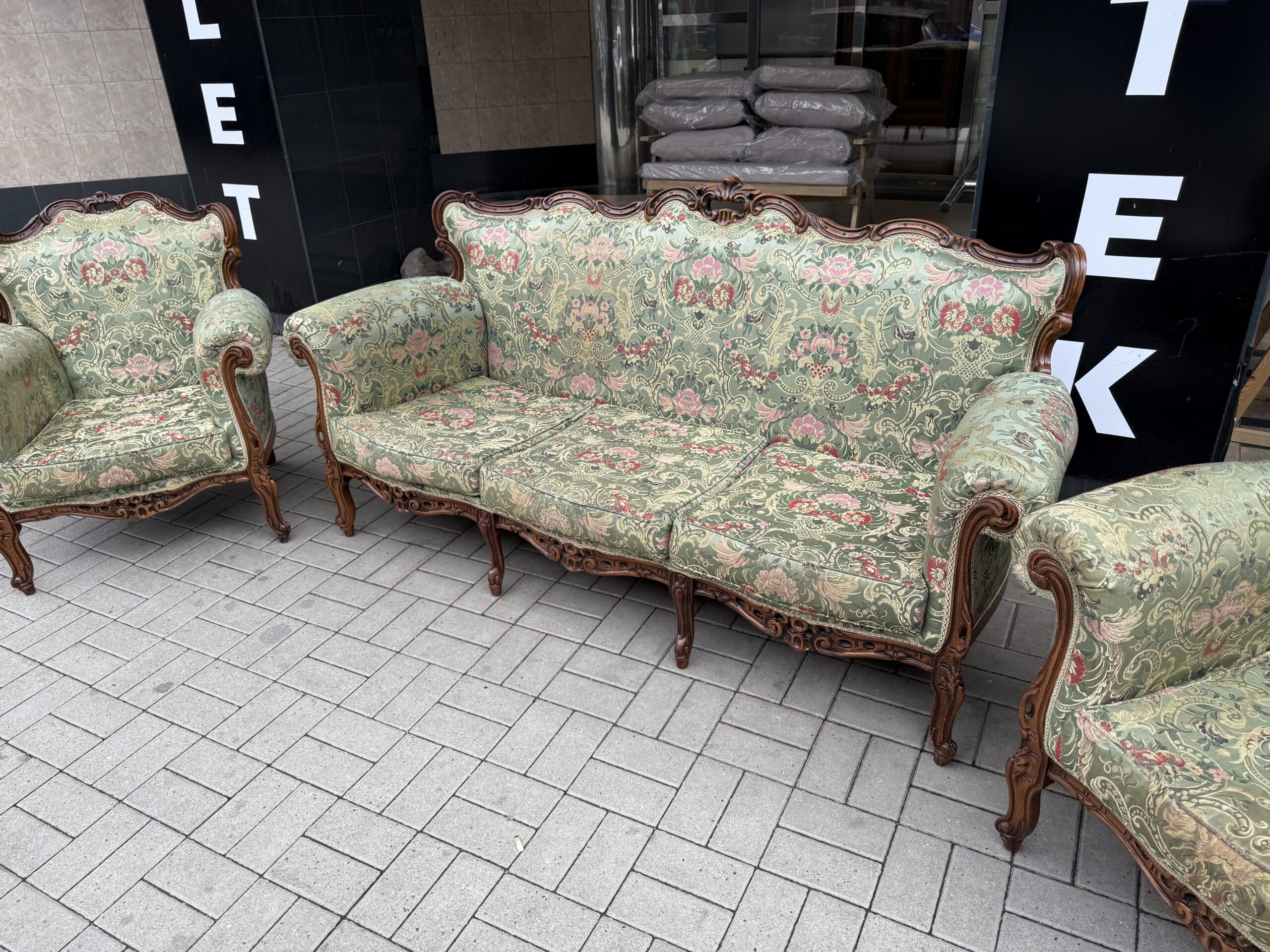 Luxusní sedací sestava LOUIS XV Italy KOMPLET - Obrázek 4