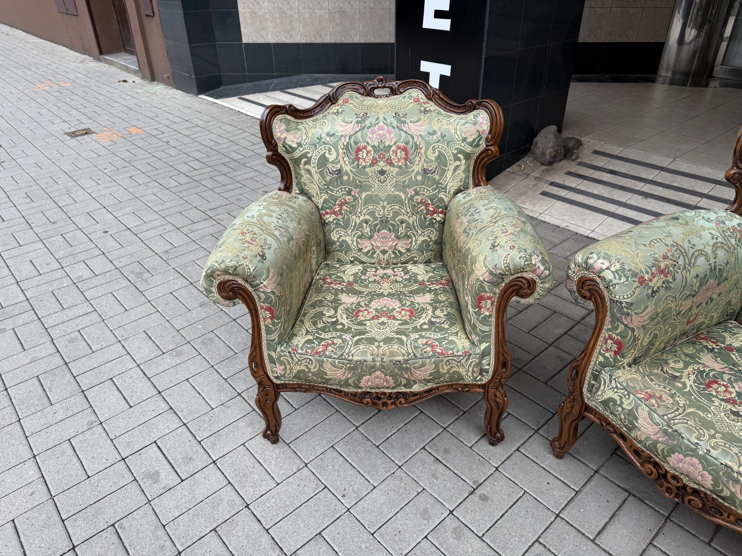 Luxusní sedací sestava LOUIS XV Italy KOMPLET - Obrázek 5