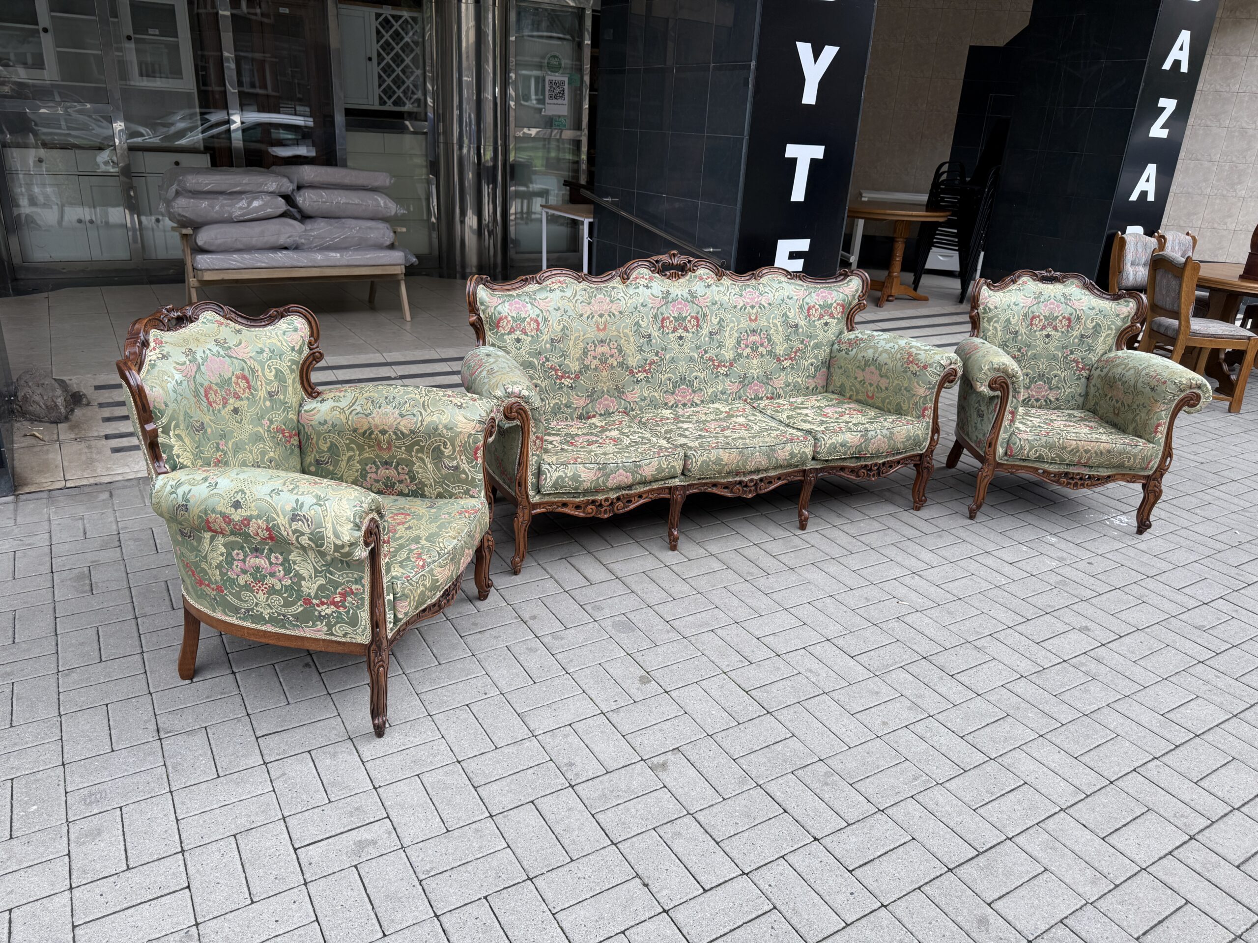 Luxusní sedací sestava LOUIS XV Italy KOMPLET - Obrázek 6