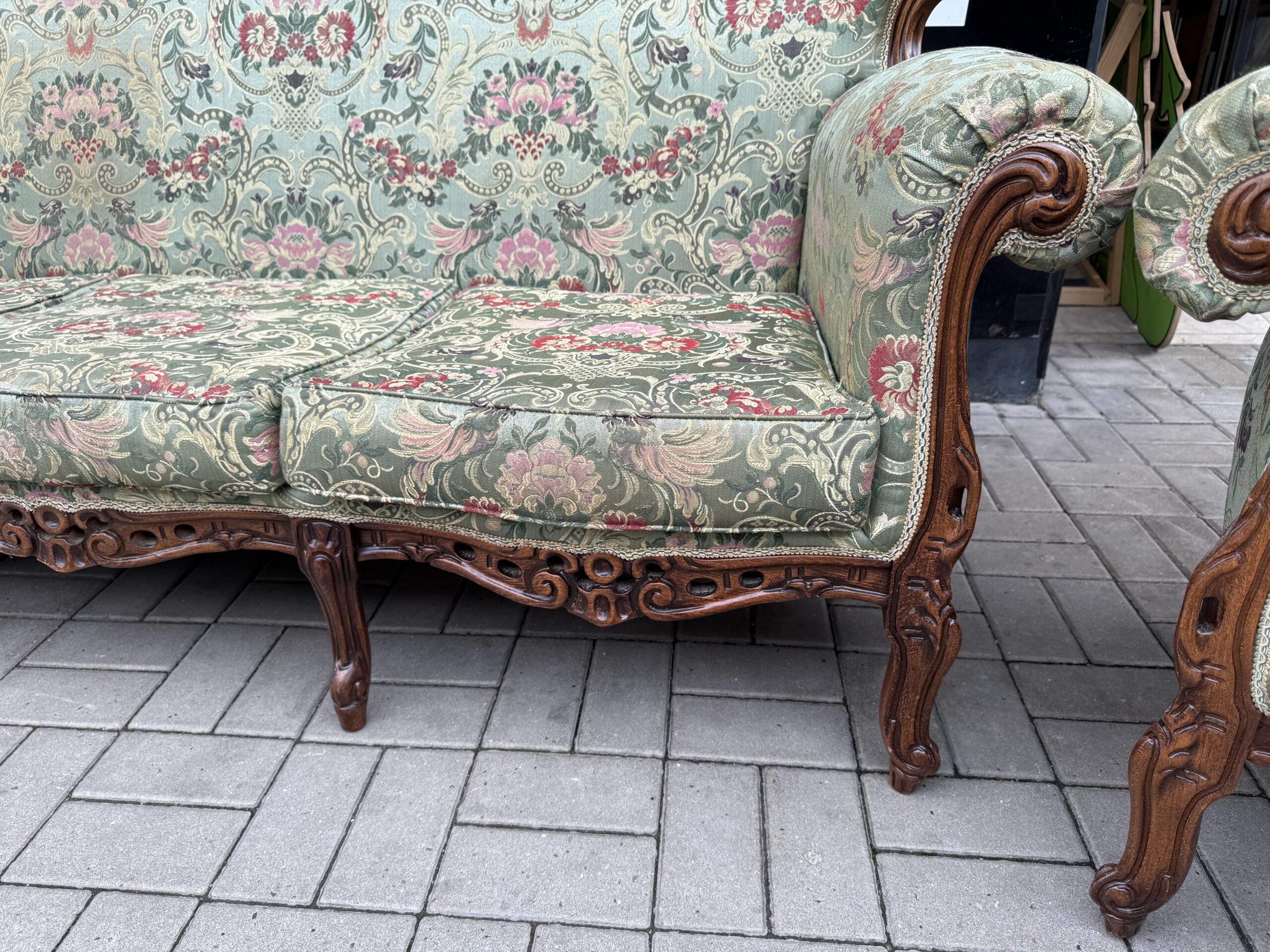 Luxusní sedací sestava LOUIS XV Italy KOMPLET - Obrázek 9