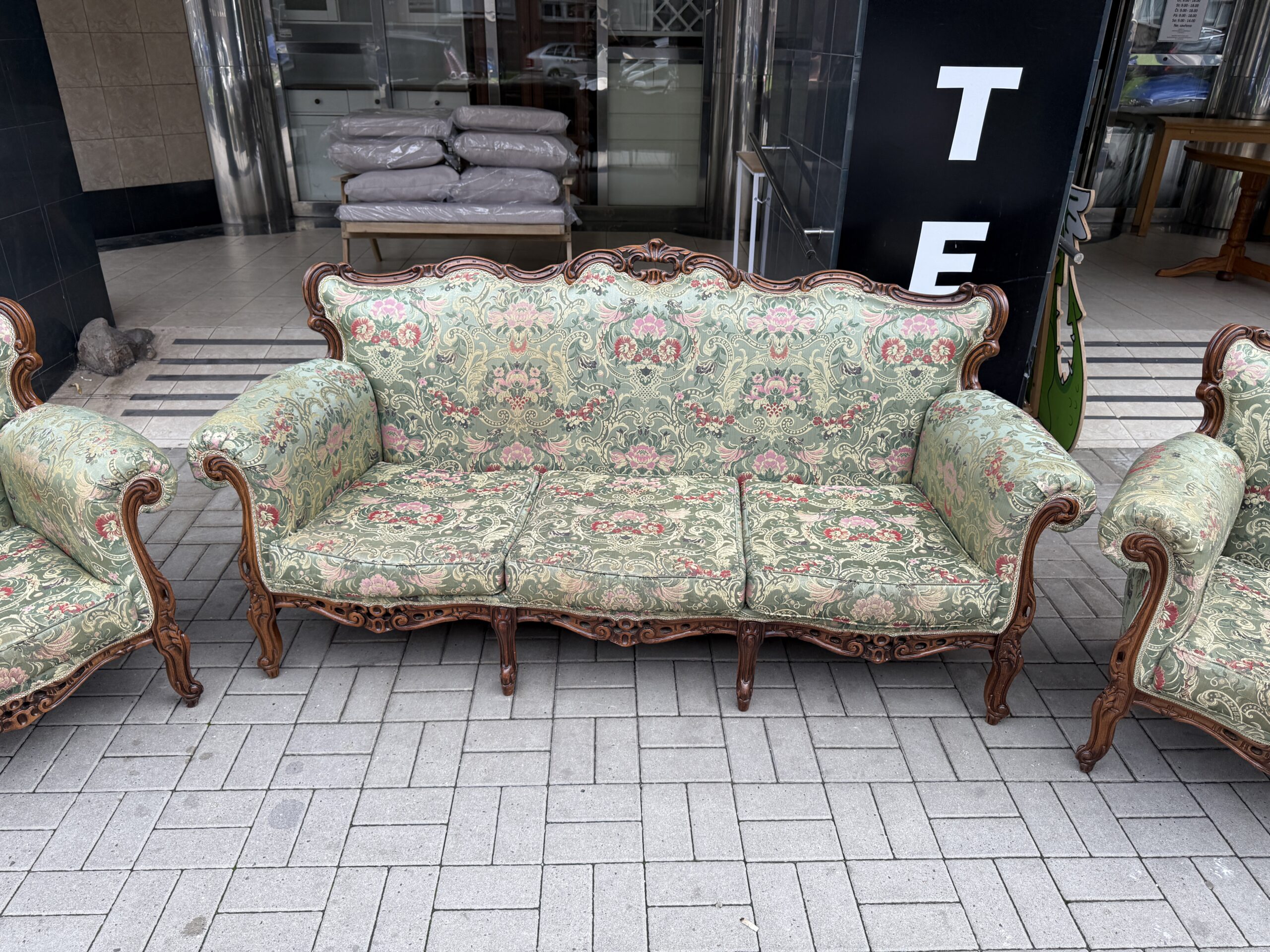 Luxusní sedací sestava LOUIS XV Italy KOMPLET - Obrázek 11