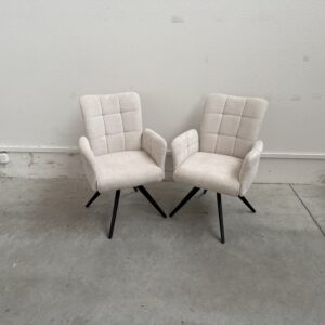 Otočná křesla kr. 2 kusy KOMPLET NOVÝ 2. jakost