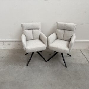 Otočná křesla 2 kusy KOMPLET NOVÝ 2. jakost