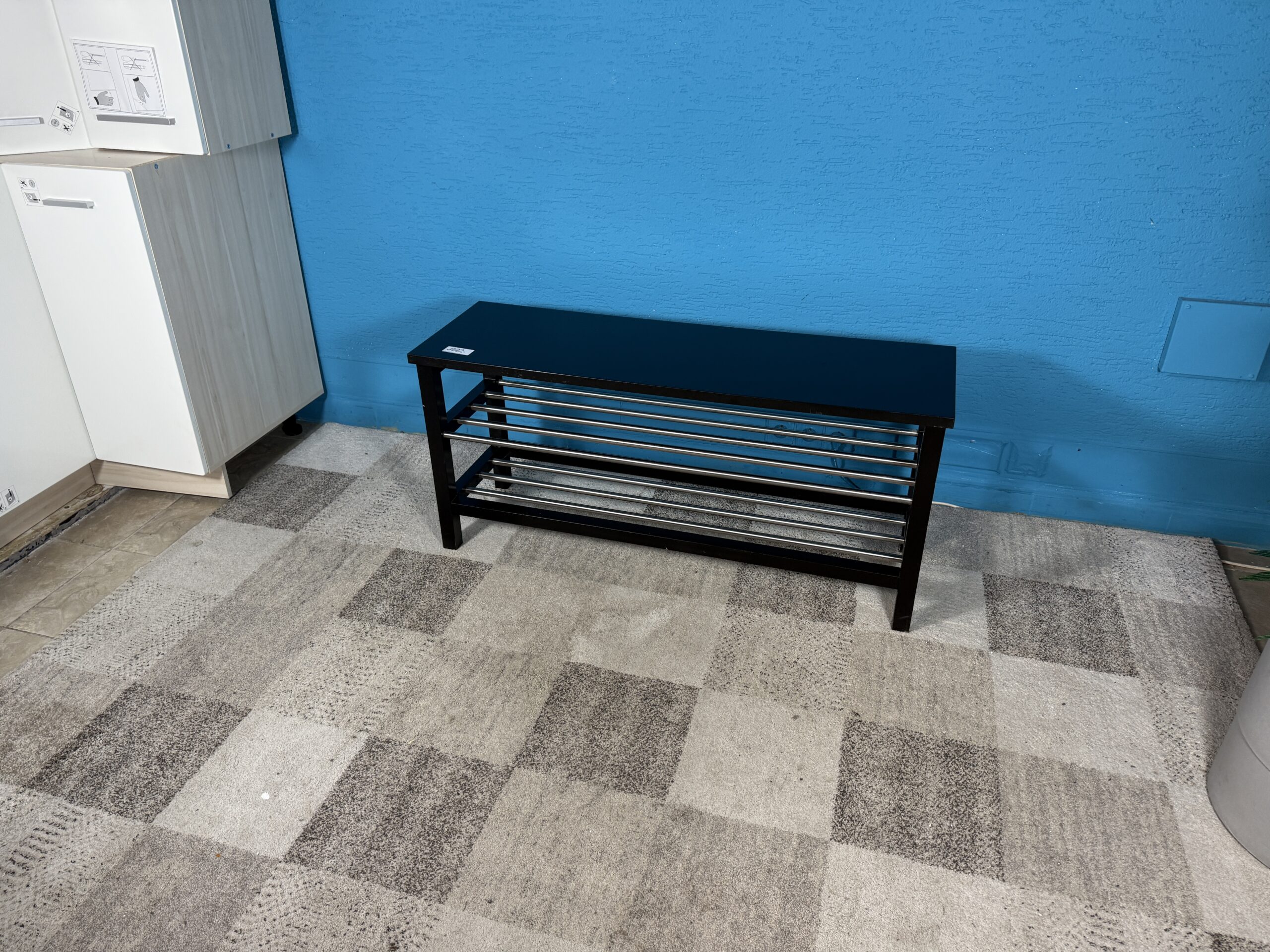 Botník lavice IKEA černá - Obrázek 2