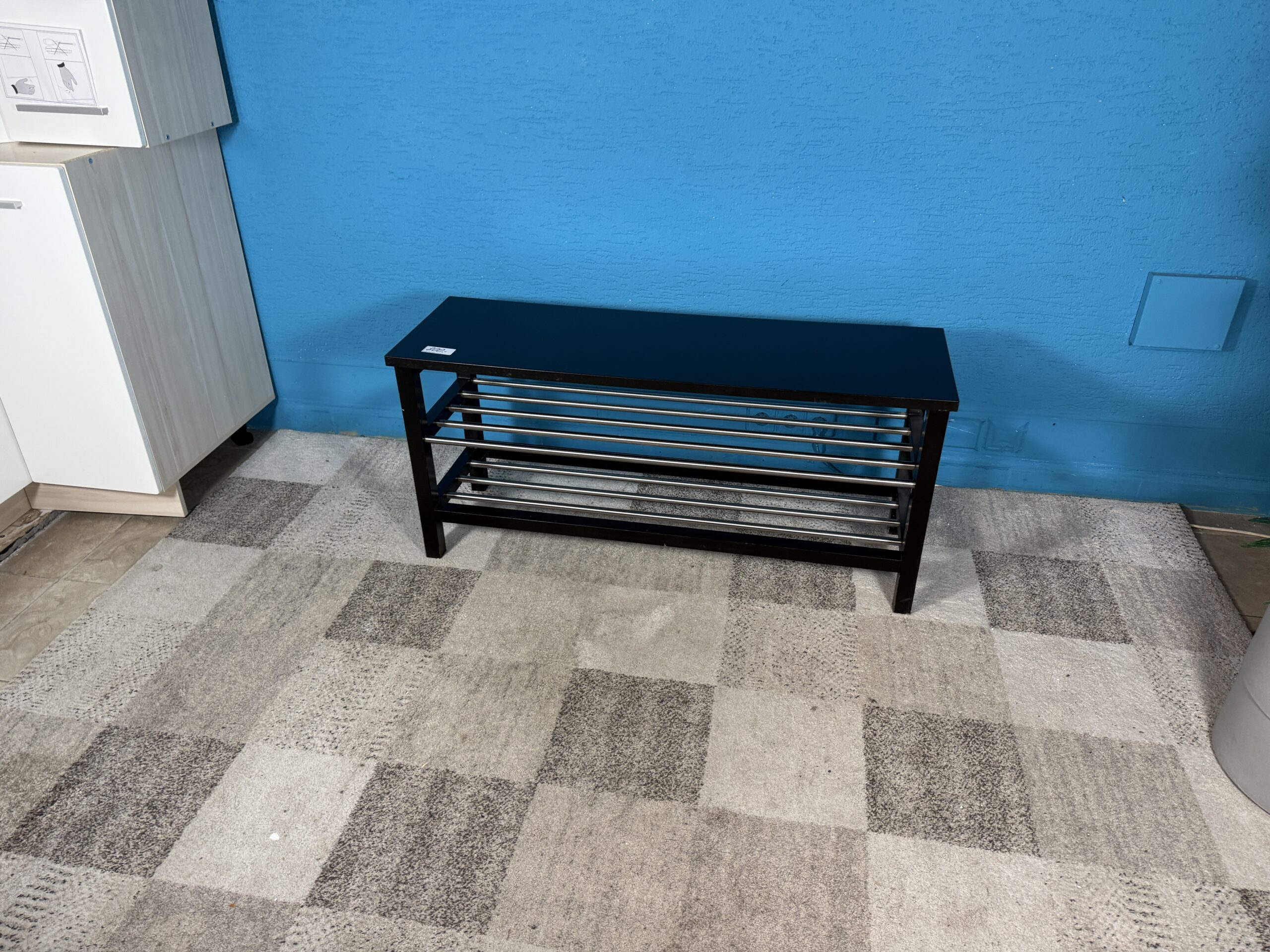 Botník lavice IKEA černá - Obrázek 3