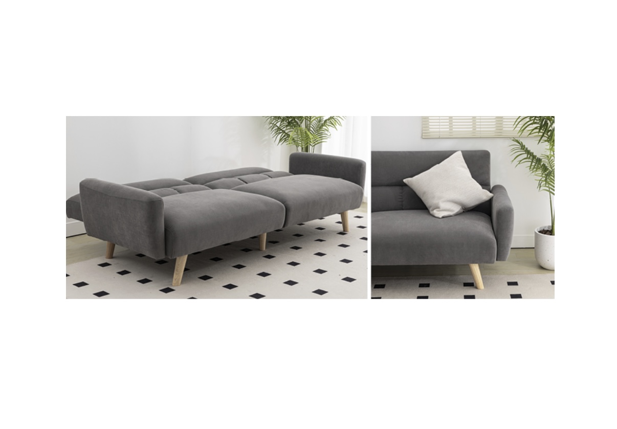 Rozkládací sedačka Nisco NERO NOVÁ 2.j. VÍCE KUSŮ! - Obrázek 5