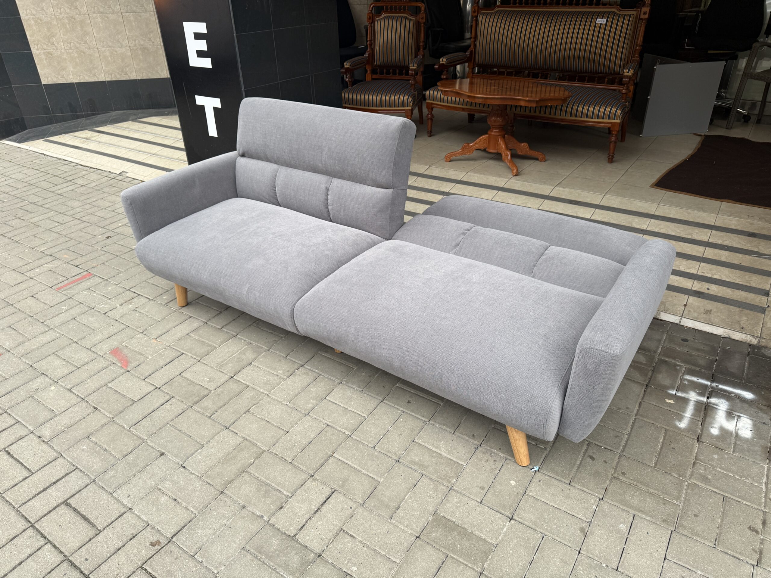 Rozkládací sedačka Nisco NERO NOVÁ 2.j. VÍCE KUSŮ! - Obrázek 7