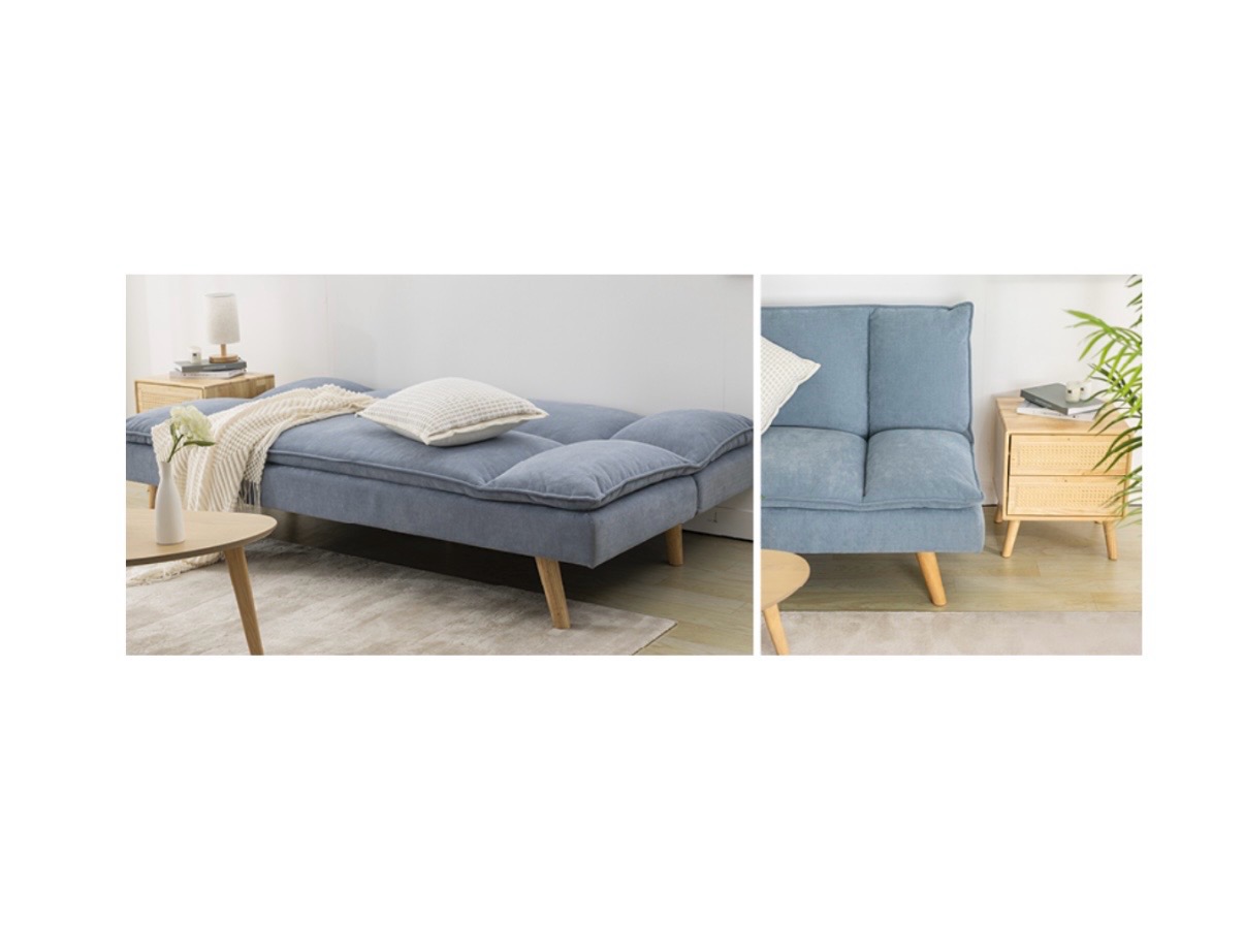 Rozkládací sedačka Nisco AZURE NOVÁ 2.j VÍCE KUSŮ! - Obrázek 4