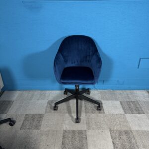 Kolečková židle modrá 2 kusy NOVÝ 2. jakost