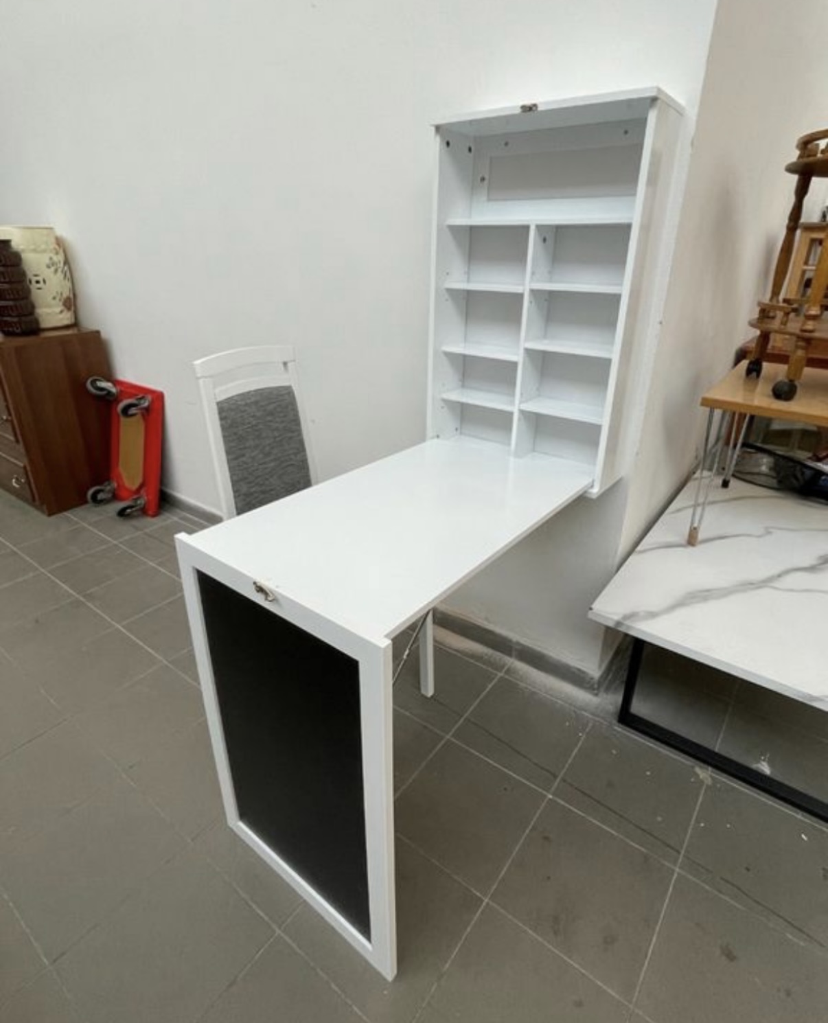 Sklápěcí stůl s nástěnkou NOVÝ 2. jakost - Obrázek 4