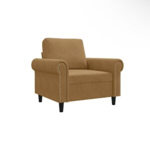 Křeslo hnědé NOVÝ 2. jakost