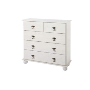 Komoda bílá bor. masiv Finca NOVÁ 2. jakost