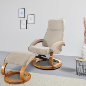Relaxační křeslo Paris krém. NOVÝ 2. jakost