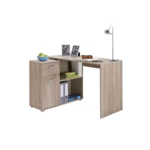 Psací stůl s regálem Albrecht sonoma NOVÝ 2.jakost