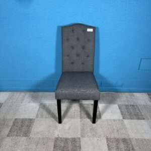 Jídelní židle šedá 2 kusy NOVÝ 2. jakost