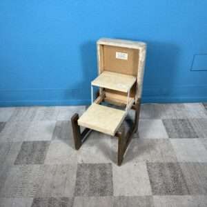 Vintage rozkládací stolička / schůdky 2v1