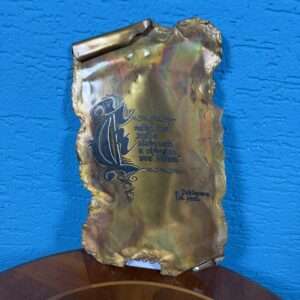 Kovová dekorativní pergamen cedule 18x31 cm