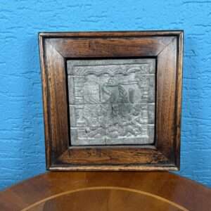 Obrázek kamenný reliéf v rámu 23x23 cm