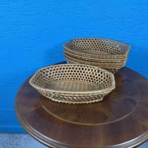 Pletená ošatka SET 5 kusů! tm. NOVÝ 2. jakost