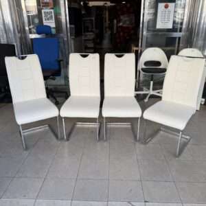 Jídelní židle 4 kusy KOMPLET eko kůže