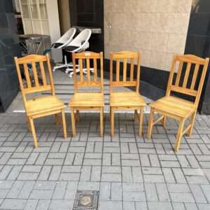 Jídelní židle bor. 4 kusy KOMPLET