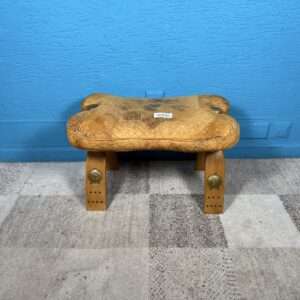 Orientální taburet kůže