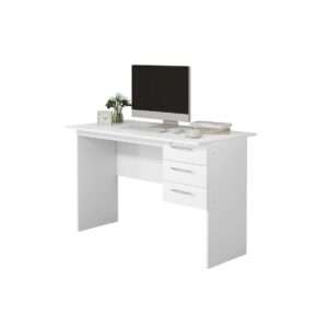 Psací stůl s šuplíky bílý NOVÝ 2. jakost