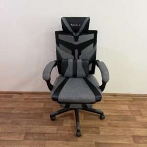 Herní židle s podnožkou