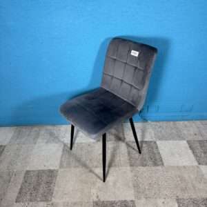 Jídelní židle semiš 2 kusy NOVÝ 2. jakost