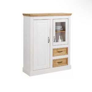 Komoda Selma masiv bílá NOVÁ 2. jakost