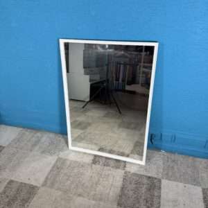 Zrcadlo bílé 64x90 cm