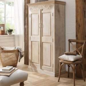 Šatní skříň Kalok masiv mango NOVÝ 2. jakost