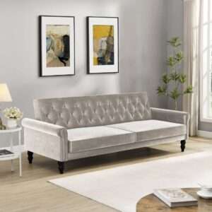 Rozkládací sedačka Tyne taupe NOVÁ 2. jakost