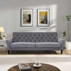 Rozkládací sedačka Tyne šedá NOVÁ 2. jakost