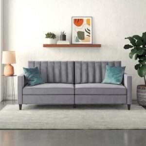 Rozkládací sedačka Celine šedá NOVÁ 2. jakost