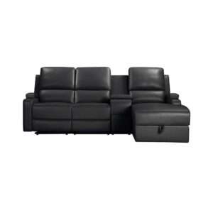 Rohová televizní sedačka poloh. eko kůže NAPORI