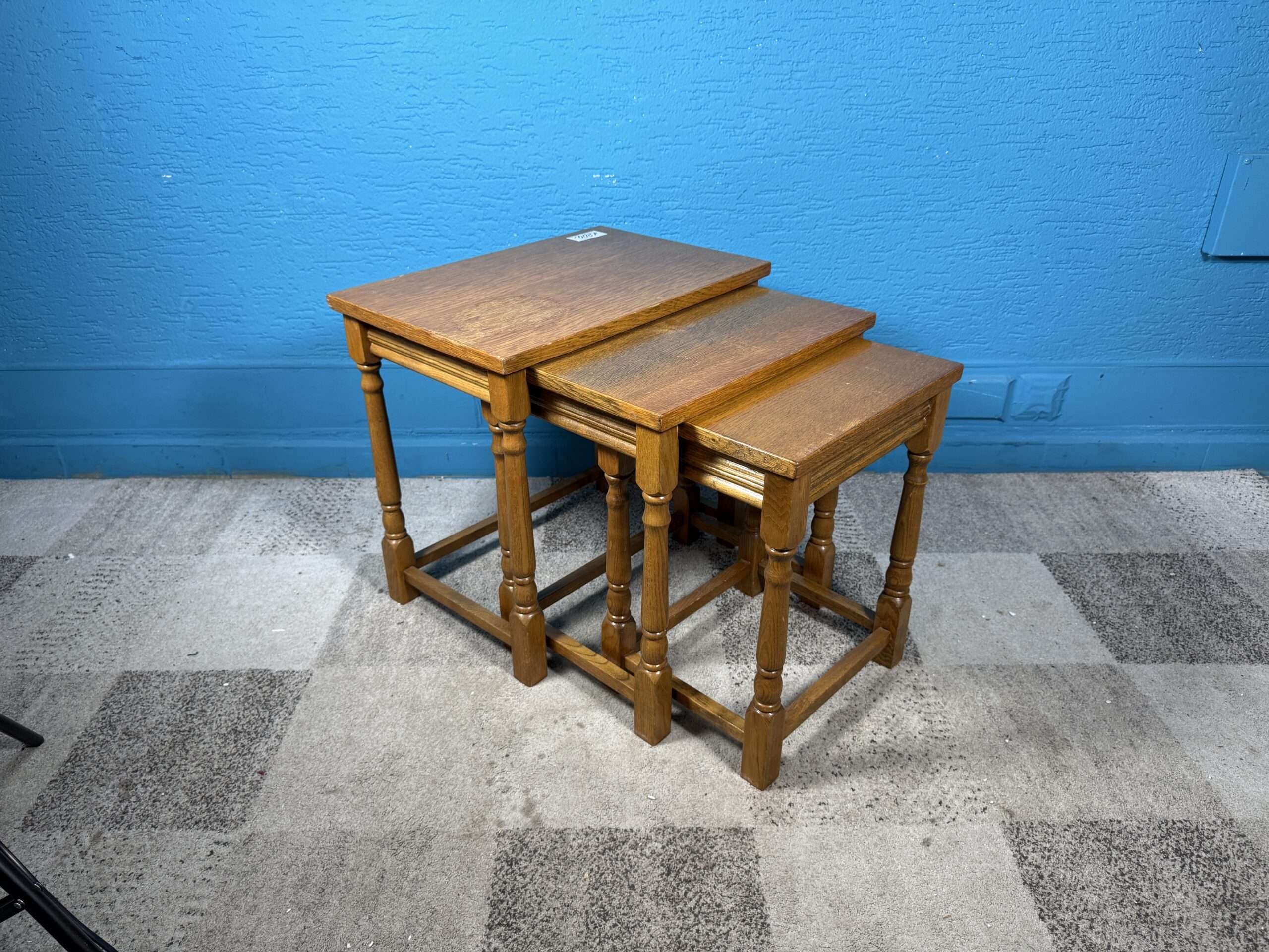 Set stolků 3 kusy dub KOMPLET