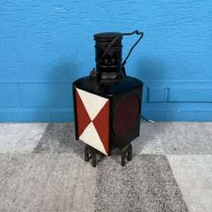 Starožitná železniční lampa
