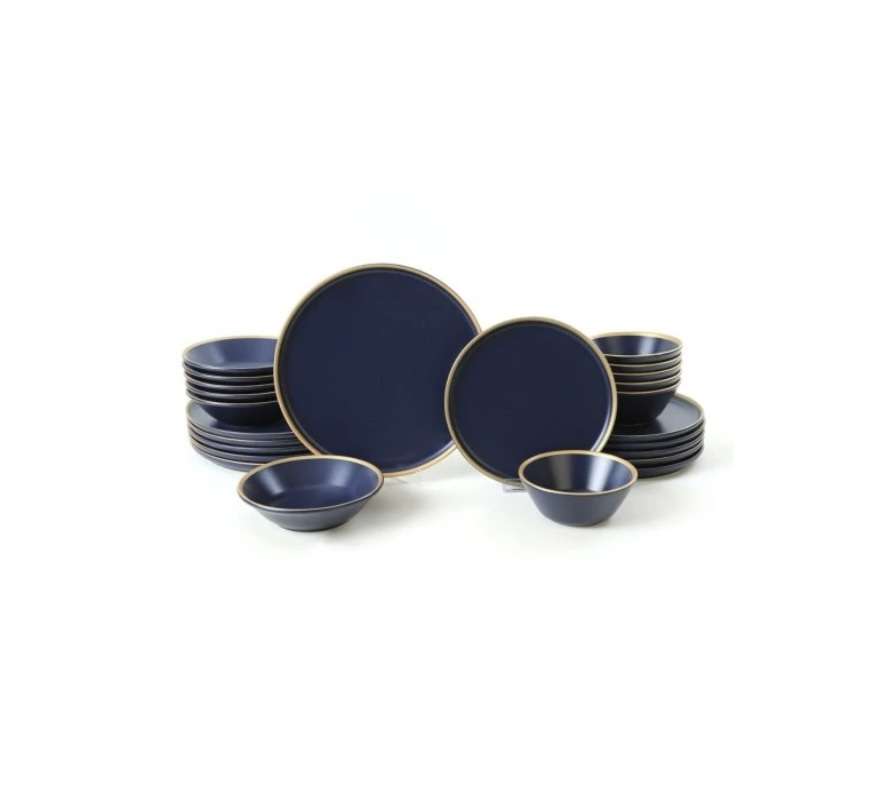 Porcelánová jídelní souprava STRIPE 24 ks NOVÝ