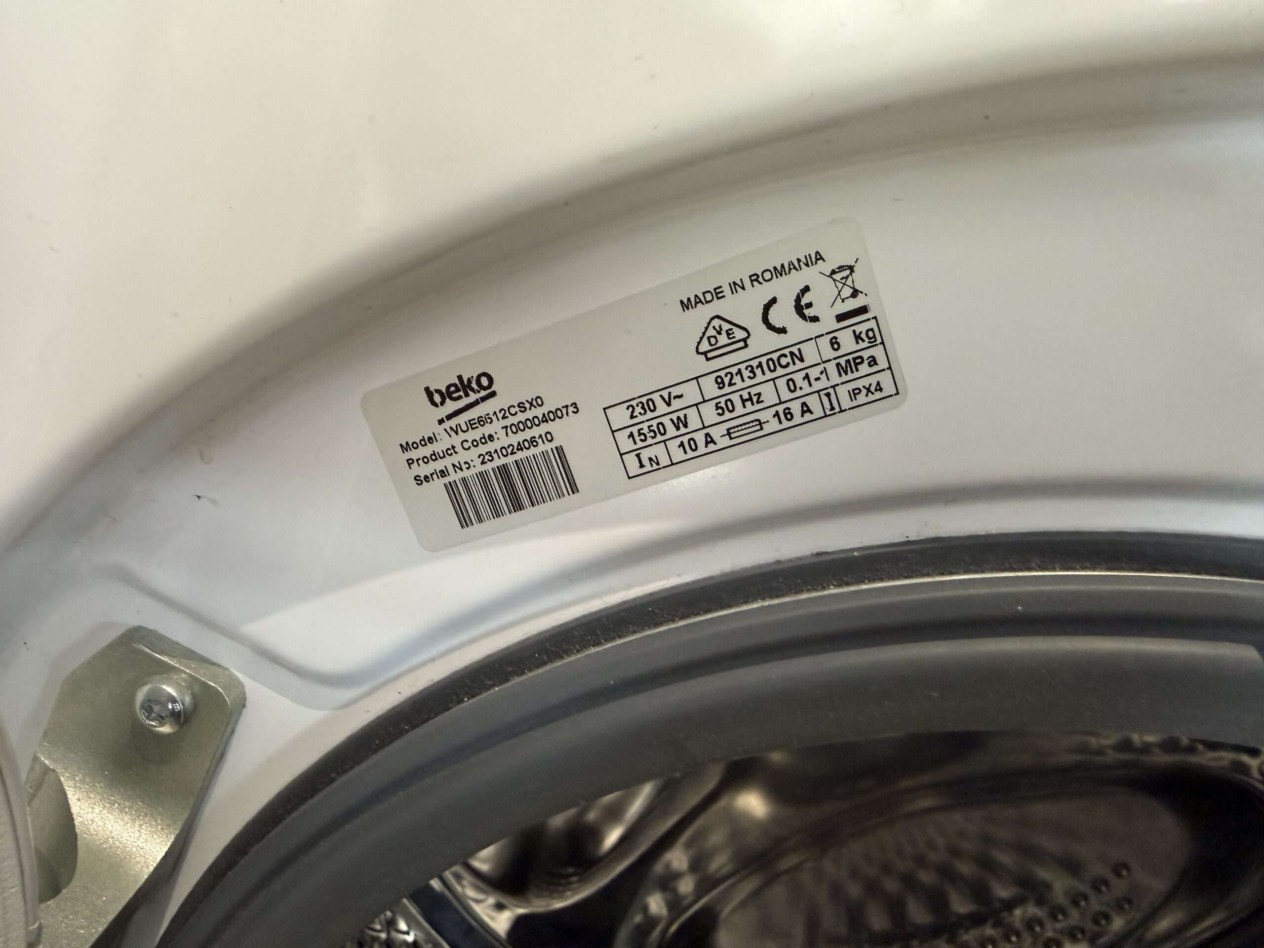Pračka Beko 6 kg WUE6612CSX0 - Obrázek 7