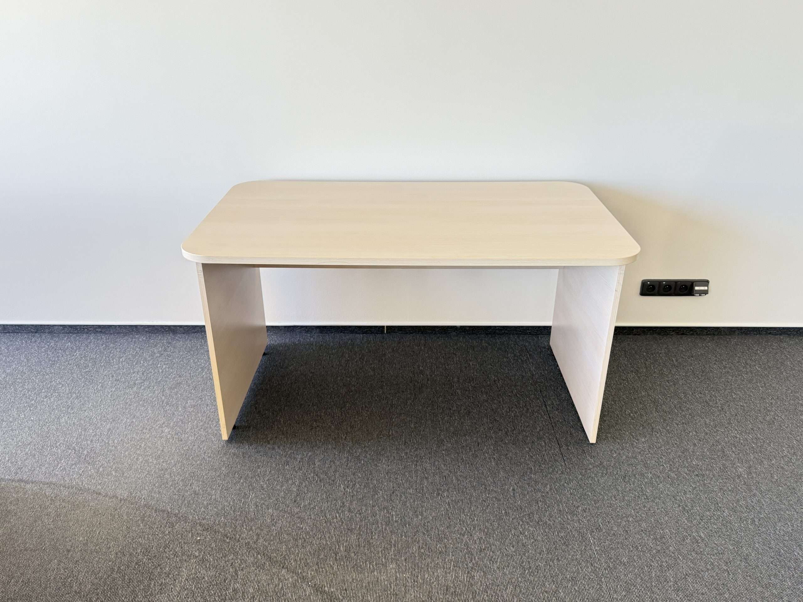 Kancelářský stůl oval 80x160 cm - 2 kusy