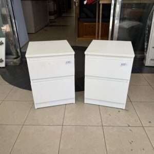 Noční stolek bílý 2 kusy IKEA