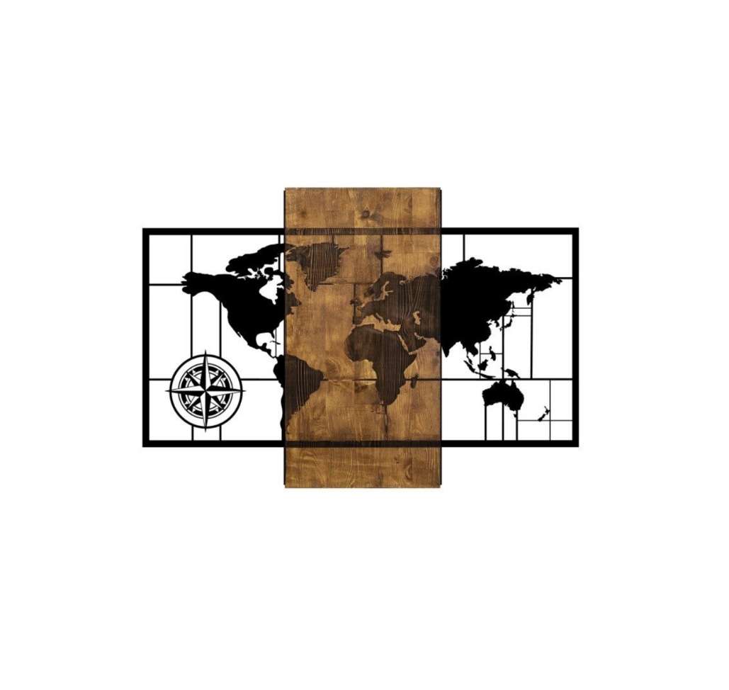 Nástěnná dekorace World Map NOVÝ 2. jakost