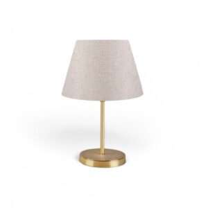 Stolní lampa krémová/zlatá 4 kusy NOVÝ 2. jakost