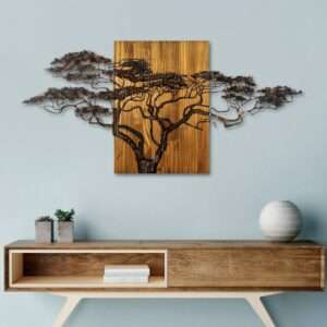 Nástěnná dřevěná dekorace Tree NOVÝ 2. jakost