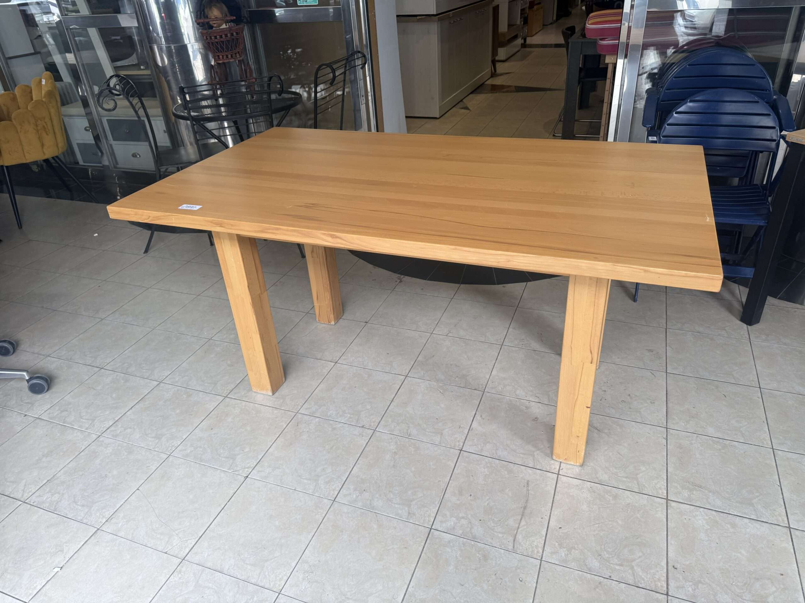 Jídelní stůl buk masiv 90x160 cm - Obrázek 4
