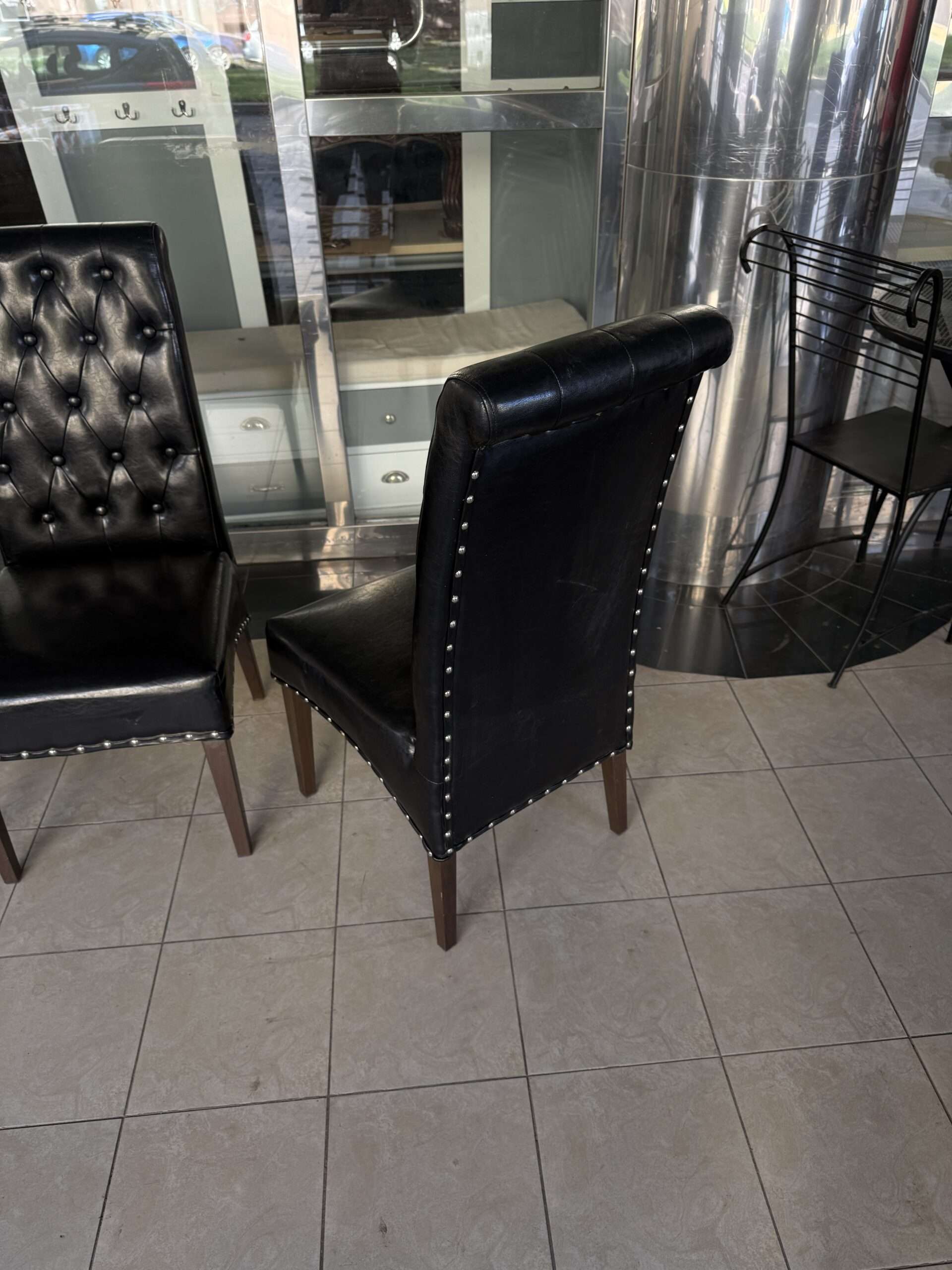 Sada jídelních židlí Chesterfield styl 4 kusy - Obrázek 5