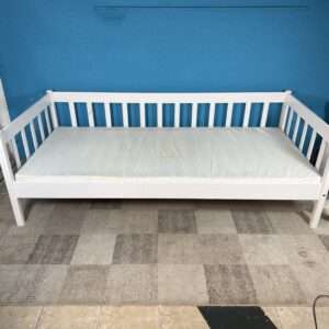 Postel 90x200 bílá KOMPLET vč. matrace