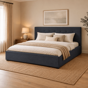 Postel 180×200 antracit KOMPLET NOVÝ 2. jakost