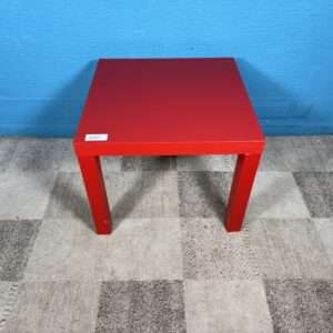 Stolek IKEA červený 55x55 cm